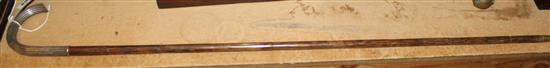German silver handle walking stick